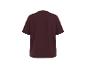 T-shirt bordeaux à manches courtes, vue de dos