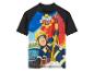 T-shirt de bain enfant Fireman Sam : manches courtes, design coloré.