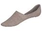 Chaussettes invisibles beige clair.