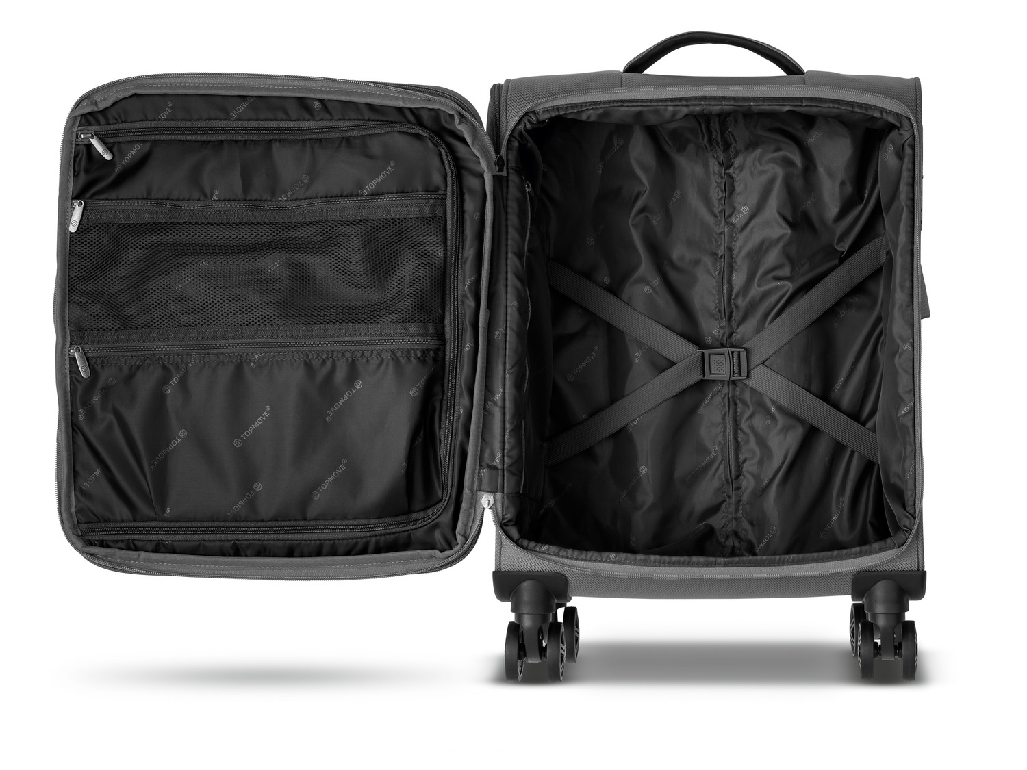 KINSTON Valise Cabine Enfant CriCroc - 32x46x25 Cm, 23L, Motif Crocodile, 4 Roues