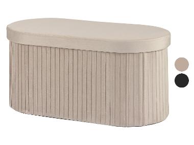 LIVARNO® Banc en velours doux