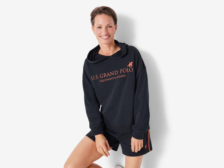Sweat-shirt à capuche et shorts U.S. Grand Polo : vêtements de sport décontractés.