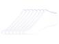 Lot de cinq paires de chaussettes blanches invisibles.