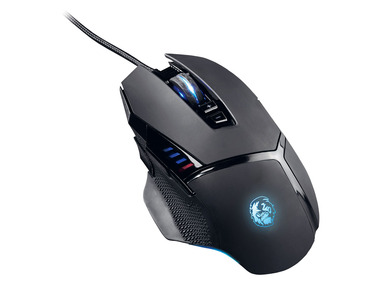 SILVERCREST® Souris de jeu avec fil, design ergonomique