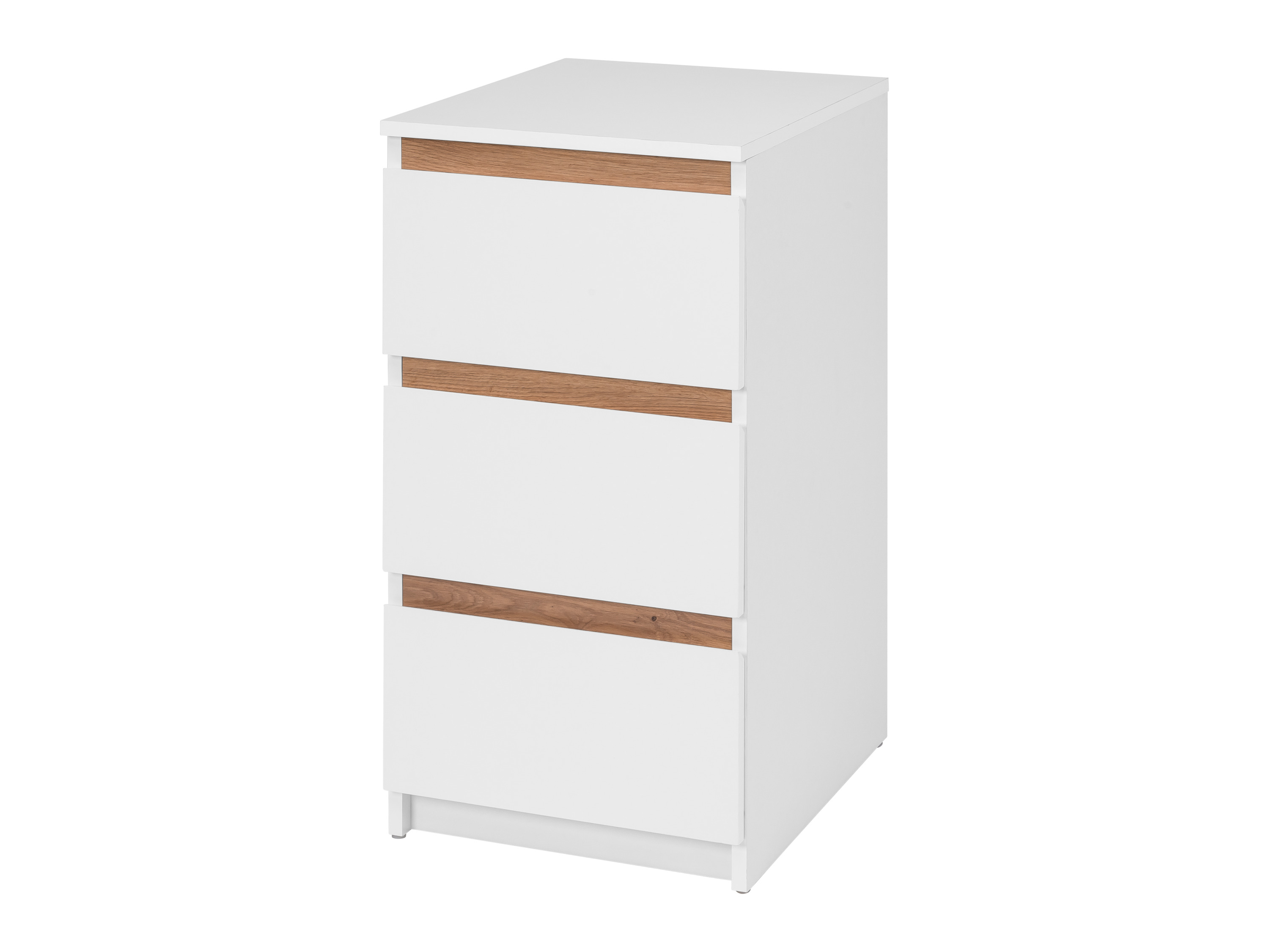 LIVARNO home Commode Genève, 40 x 78 x 48 cm, blanc/imitation chêne