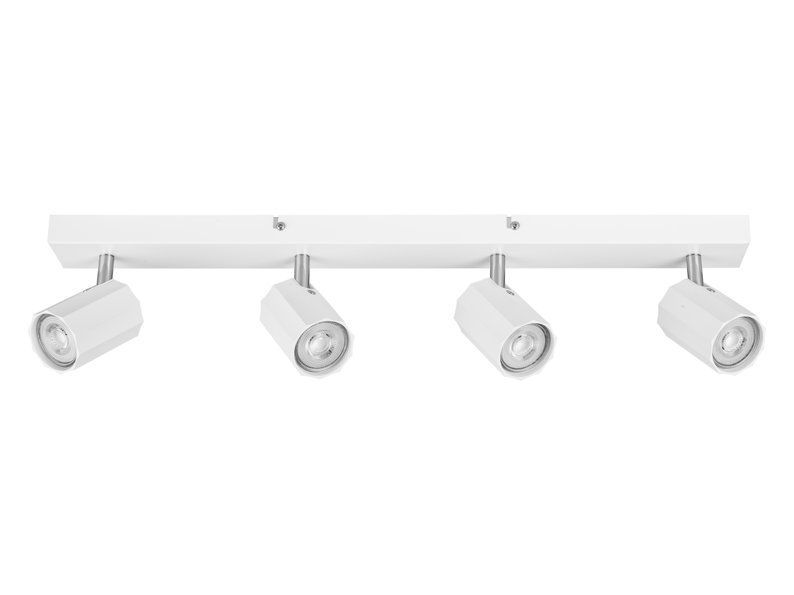 LIVARNO home Plafonnier ou applique (Rail mur/plafond, 4 lumières, blanc)
