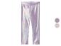 Leggings métallisées lilas pour enfants.