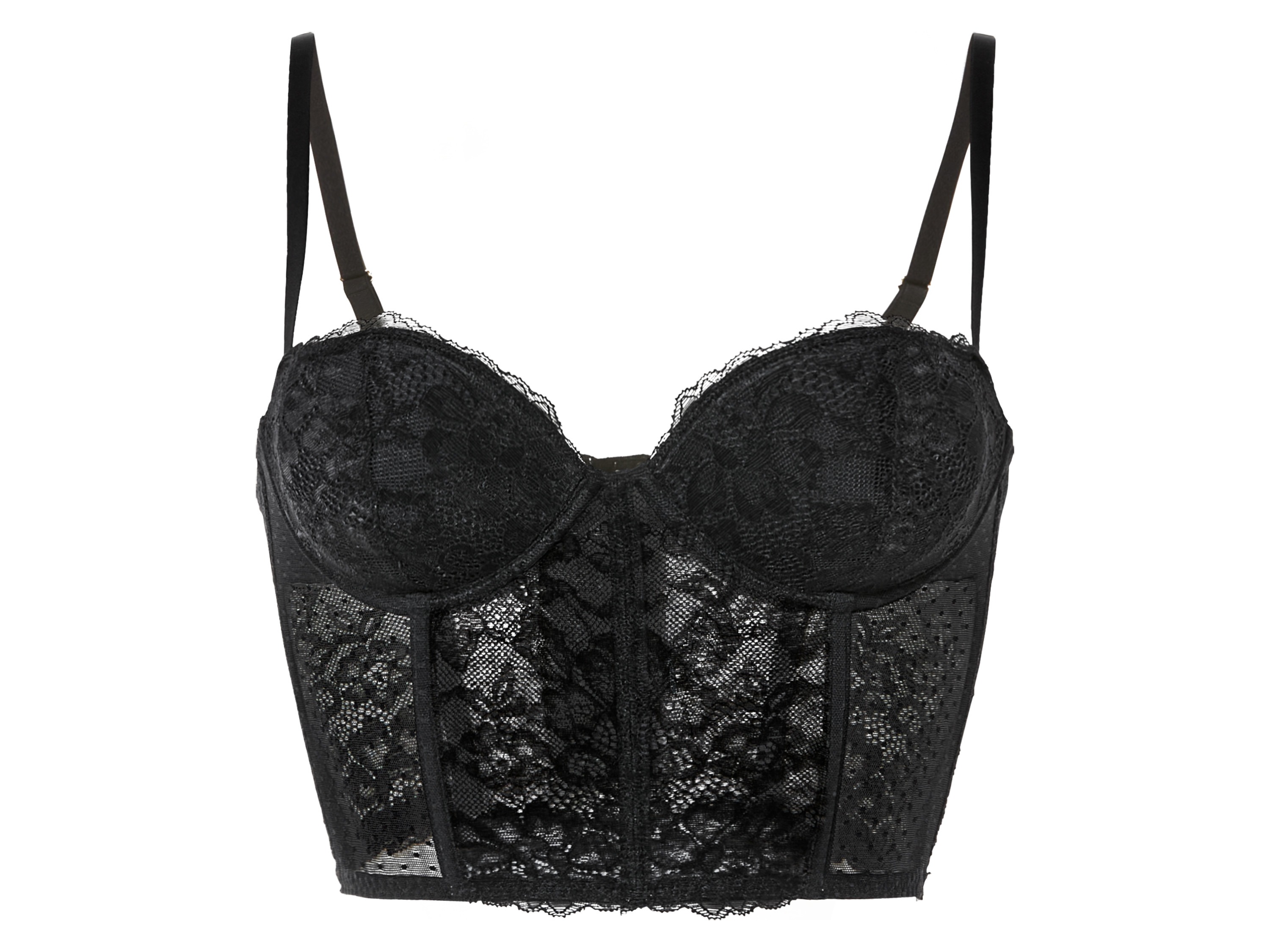 esmara® Soutien-gorge corset femme (90B, noir)