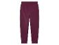 Pantalon de survêtement bordeaux pour enfant.