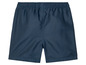 Short de bain bleu marine avec taille élastique.