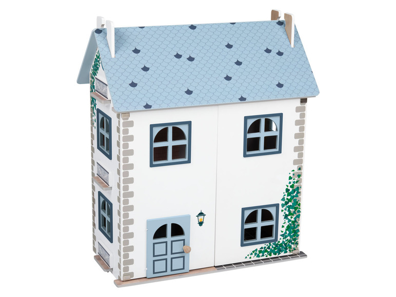 Aller en mode plein écran : Playtive Maison de poupée en bois Cabinet, trois étages - Image 4