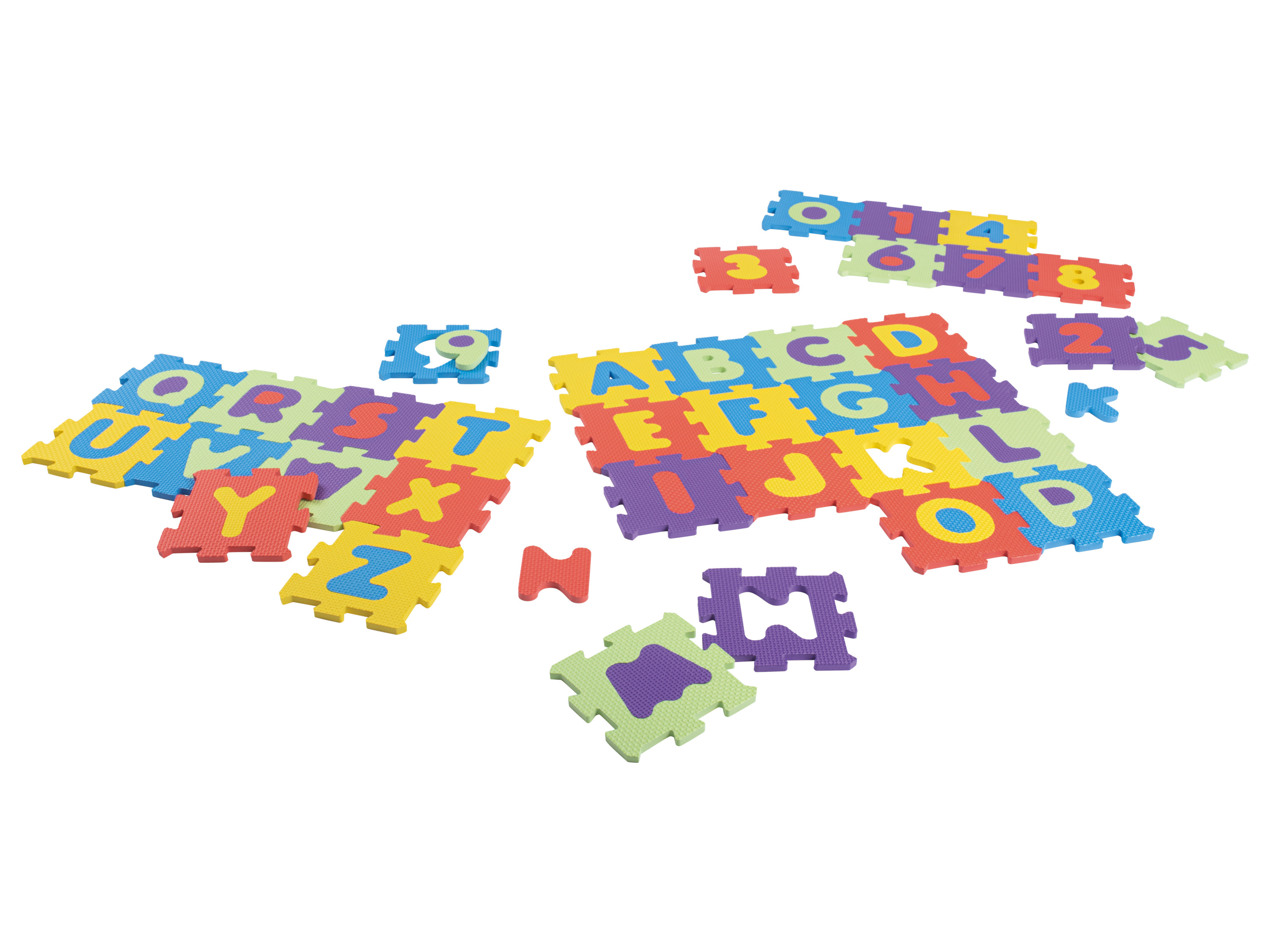 Playtive Tapis puzzle (chiffres et lettres)