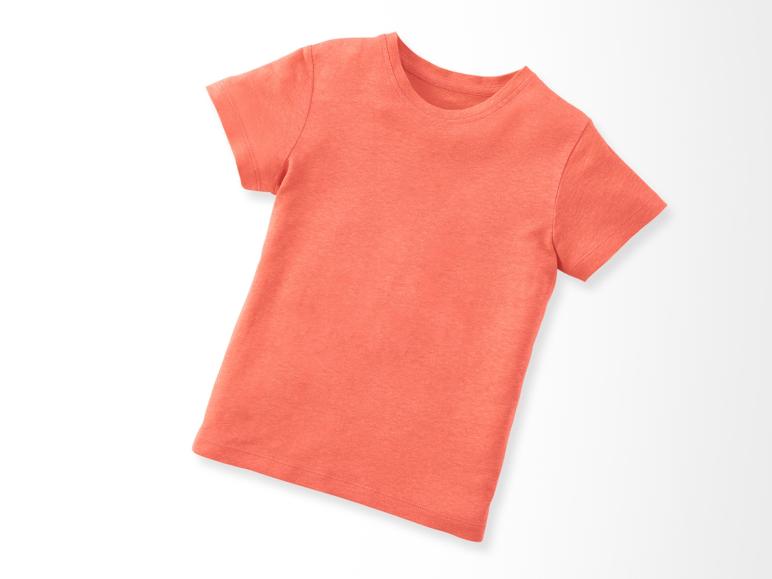 T-shirt corail à manches courtes pour enfant.