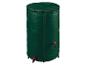 Réservoir d'eau de pluie pliable vert avec robinet