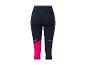 Leggings de sport bleu marine et fuchsia.
