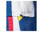 Veste et short color-block bleu, blanc et rose