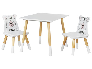 LIVARNO home Ensemble table et chaises pour enfants, 3 pièces