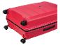 Une valise rose avec des roues de la marque IT Luggage.