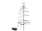 Sapin de Noël lumineux en spirale avec étoile, alimenté par piles.
