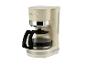 Cafetière couleur crème avec carafe, portant l'inscription « 1973 »