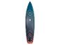 Planche de paddle gonflable, design bleu-corail.