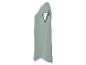 Robe t-shirt vert clair, coupe ample.