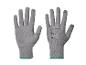 Une paire de gants de travail gris Parkside, taille 10.