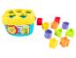 Trieur de formes Fisher-Price avec des blocs colorés de différentes formes.