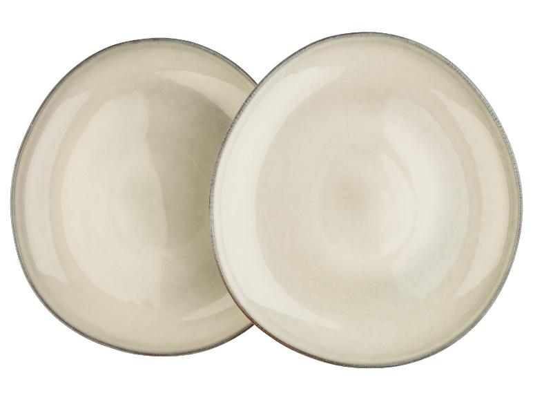 LIVARNO home Lot de 2 assiettes 2