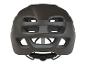 Casque de vélo noir vu de dessous, réglage à l'arrière.