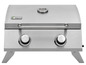 Un barbecue au gaz Tepro avec deux brûleurs et un thermomètre intégré.