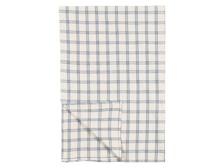 Nappe à carreaux bleus et blancs