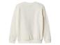 Sweat-shirt crème à manches longues pour femme, vue arrière