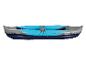 Kayak Crivit, bleu et gris, sur fond blanc