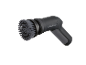 Brosse de nettoyage électrique avec poils et poignée gris