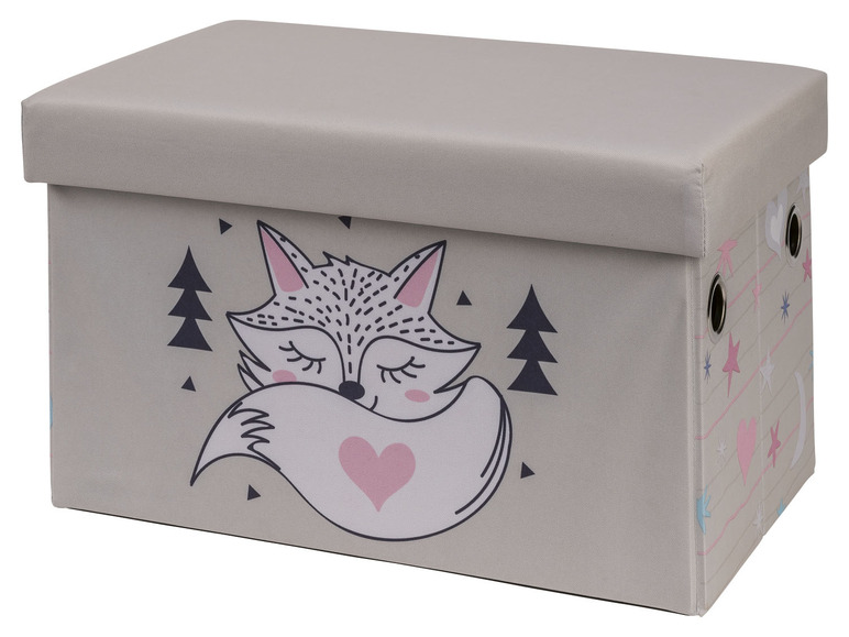 Aller en mode plein écran : LIVARNO home Banc-coffre de rangement pour enfants, avec rembourrage - Image 4