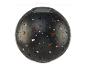 Lanterne solaire en métal noir ajouré, Ø 19,6 cm