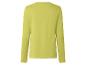 Un t-shirt jaune à manches longues vu de dos.