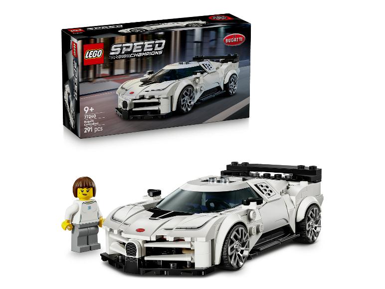 LEGO Speed Champions 77240 Bugatti Centodieci avec figurine.