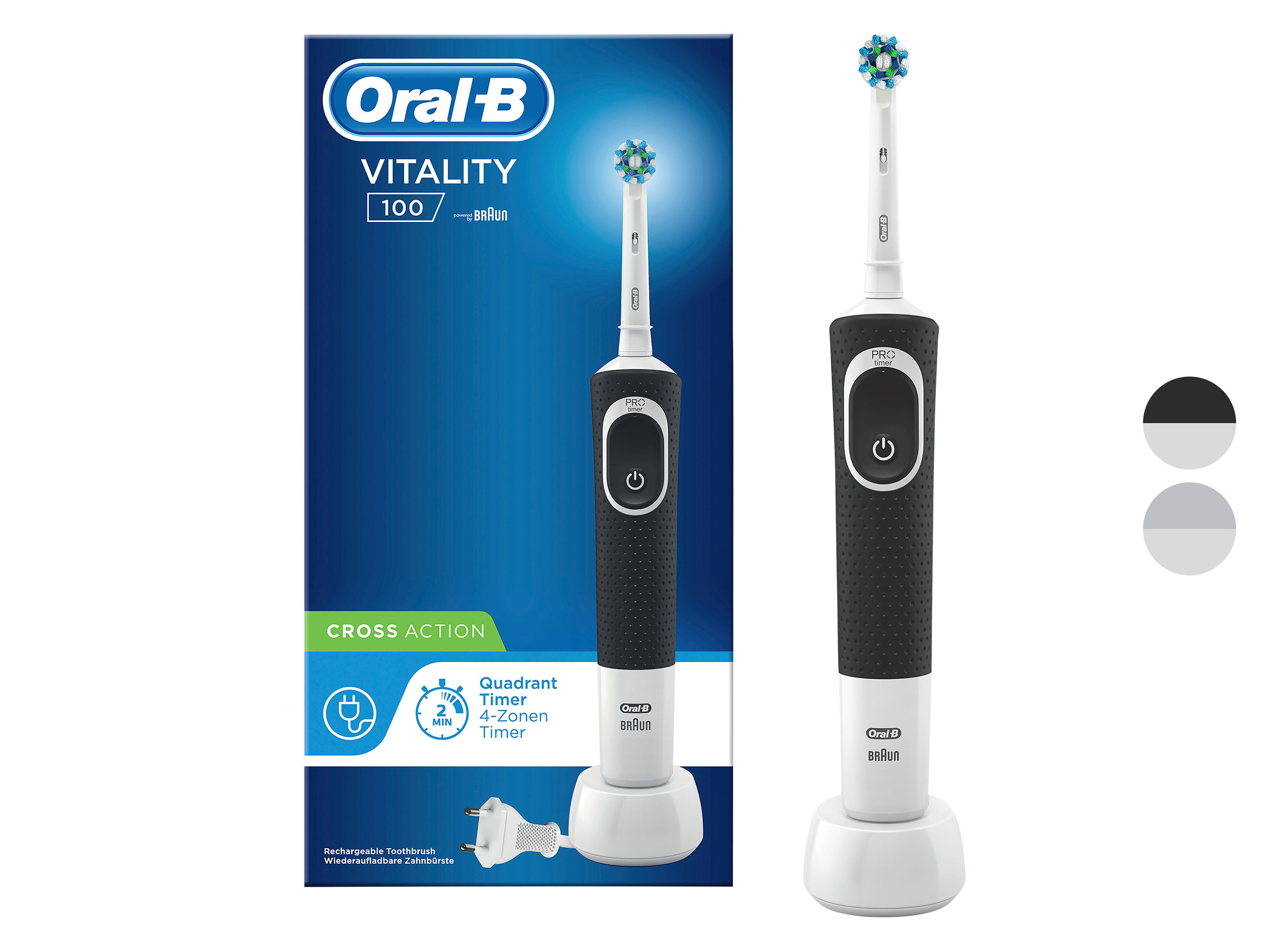 Oral-B Brosse à dents électrique CrossAction Vitality100