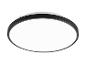 Plafonnier LED rond noir et blanc