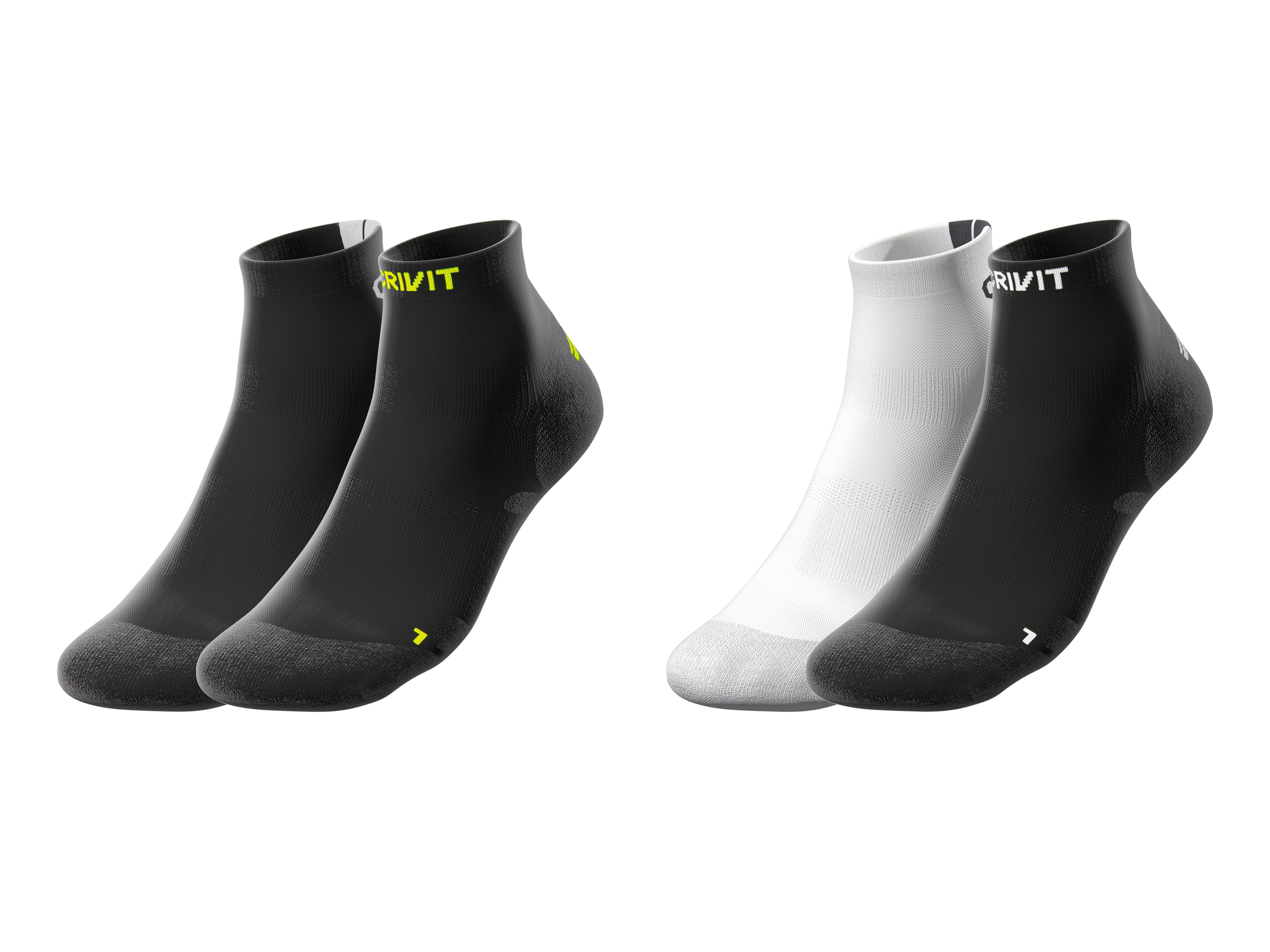 CRIVIT Lot de 2 paires de chaussettes de vélo