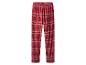 Pantalon de pyjama en polaire rouge avec motif flocon de neige fair isle