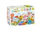 Jouets Clementoni Soft Clemmy sur le thème de la ferme, livre inclus.