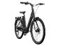 Un vélo électrique noir avec des pneus Schwalbe.
