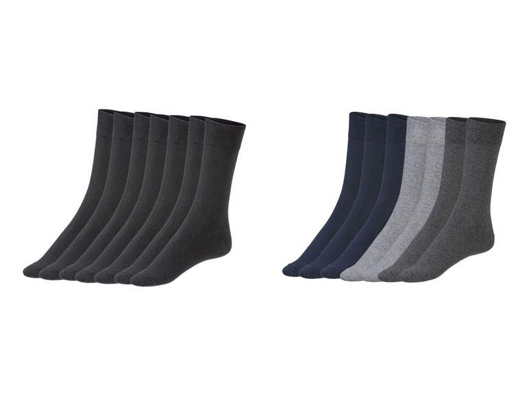 Aller en mode plein écran : LIVERGY® Lot de 7 paires de chaussettes homme - Image 1