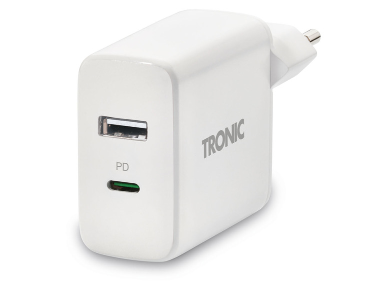 Aller en mode plein écran : TRONIC® Chargeur secteur double port USB, 30 W - Image 3