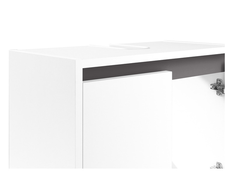 Aller en mode plein écran : LIVARNO home Meuble sous-vasque Oslo, 60 x 55 x 28 cm, blanc - Image 16