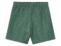 Shorts en lin vert foncé pour enfant.
