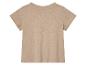 T-shirt beige clair pour enfant, style minimaliste.